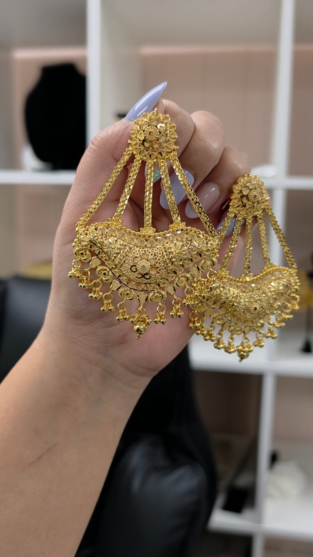 Heer Premium gold plated earrings