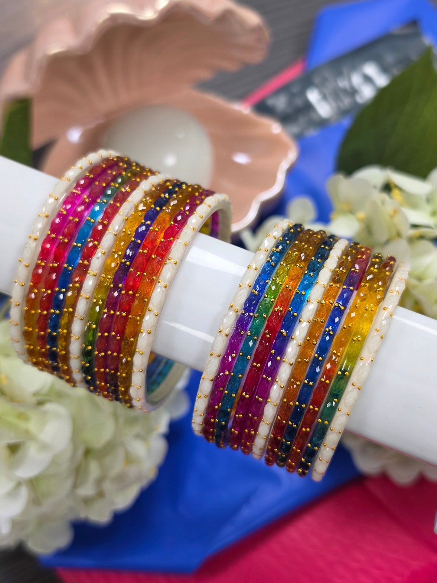 Fiza multidrop bangles set size 2.8 (2 sets)