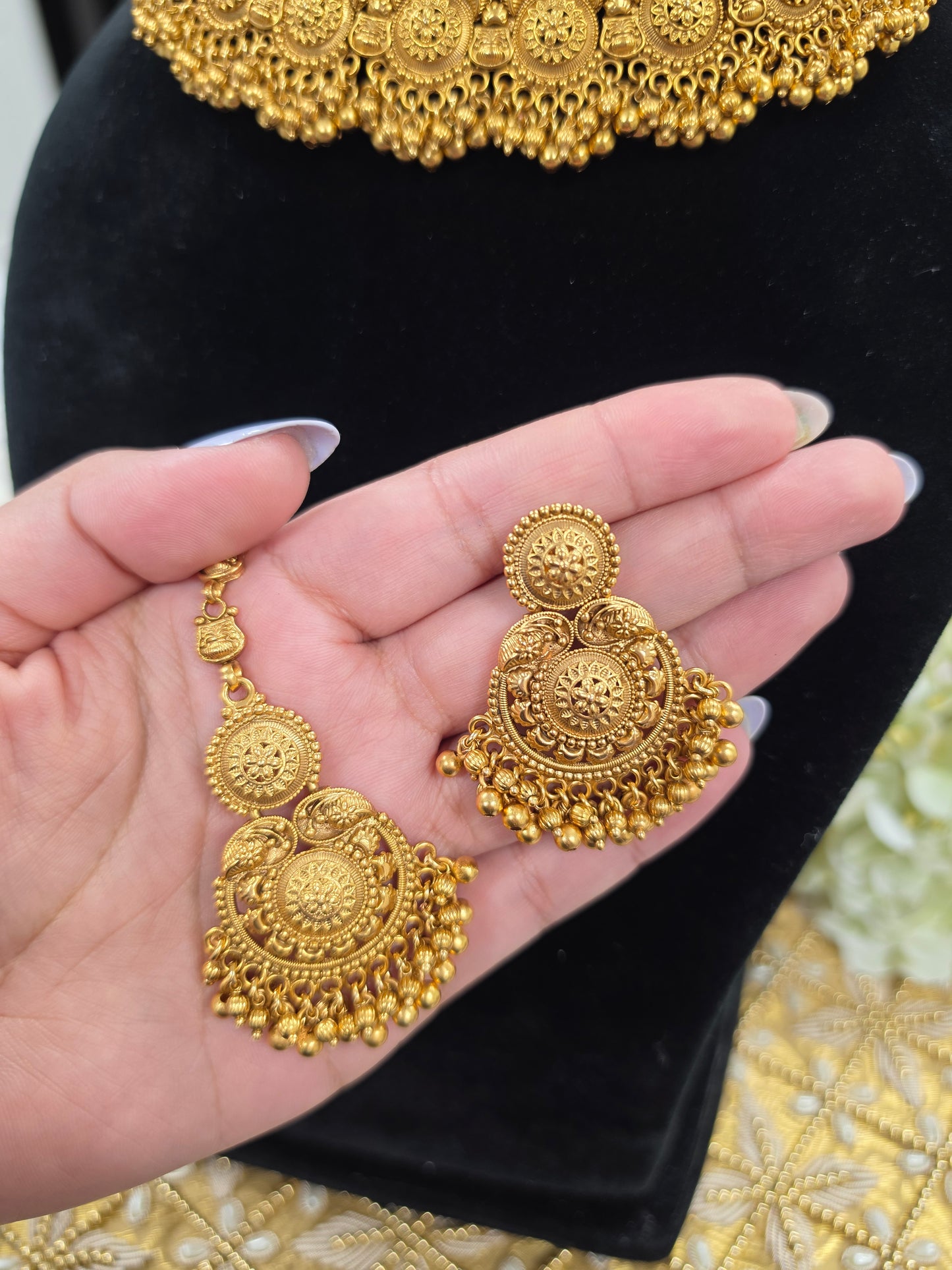 Naira premium gold plated set