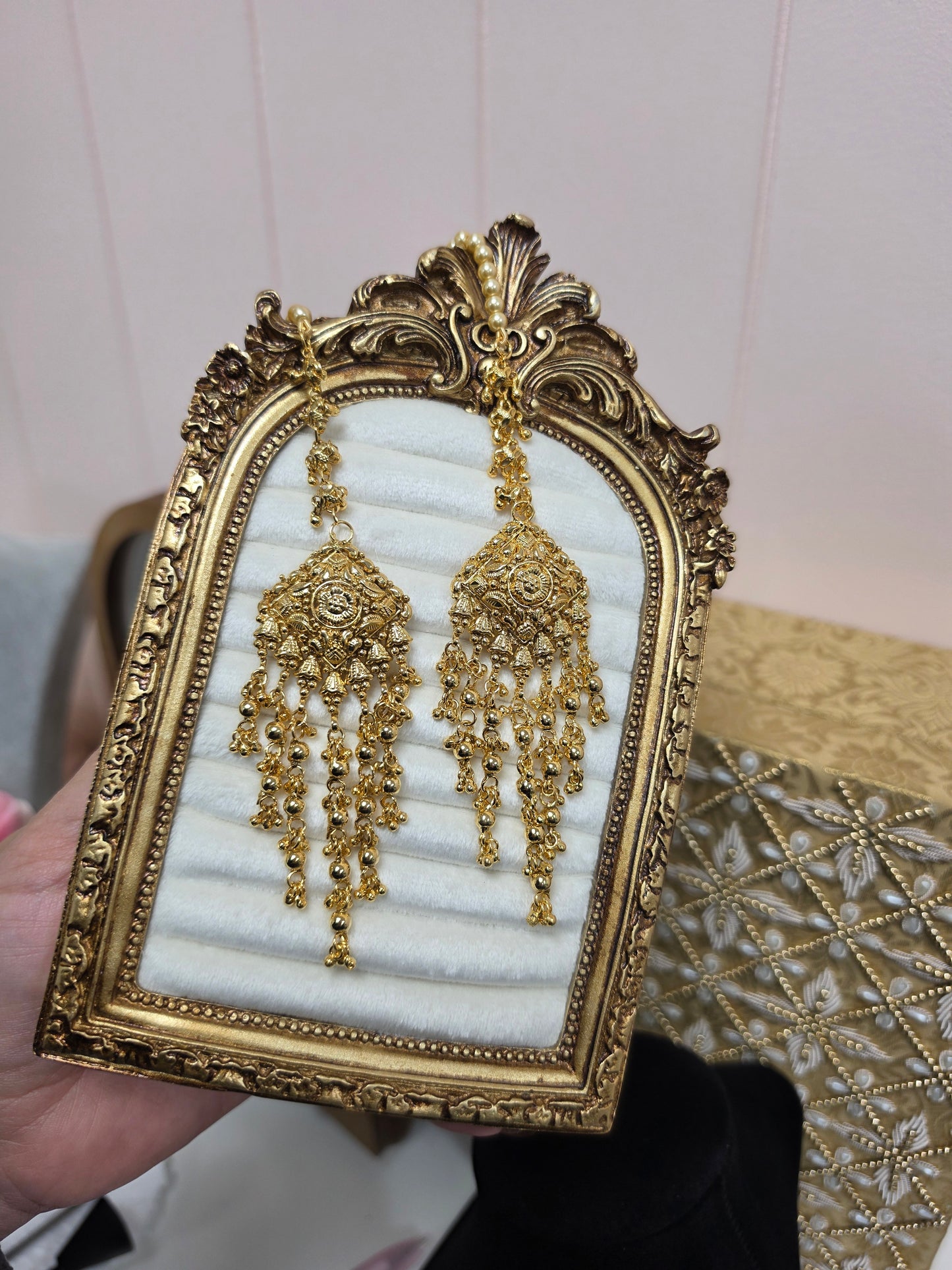 Heena premium gold plated Earrings