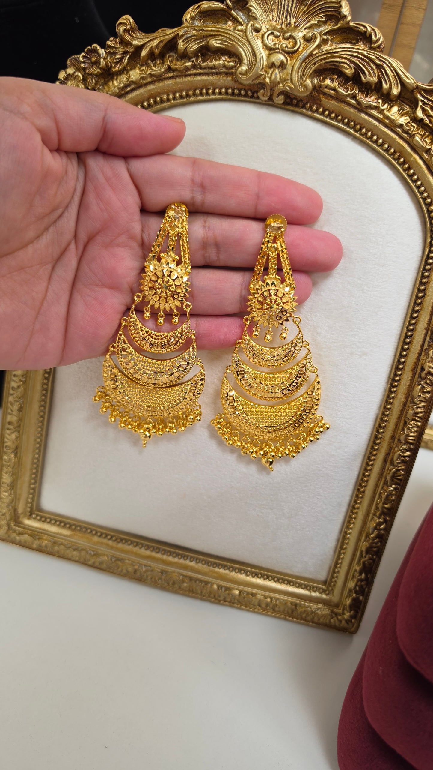 Charan premium gold plated Earrings