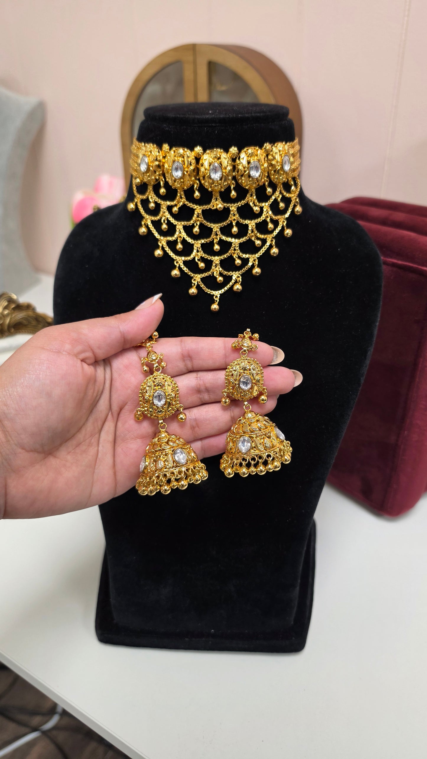 Noori premium gold plated set