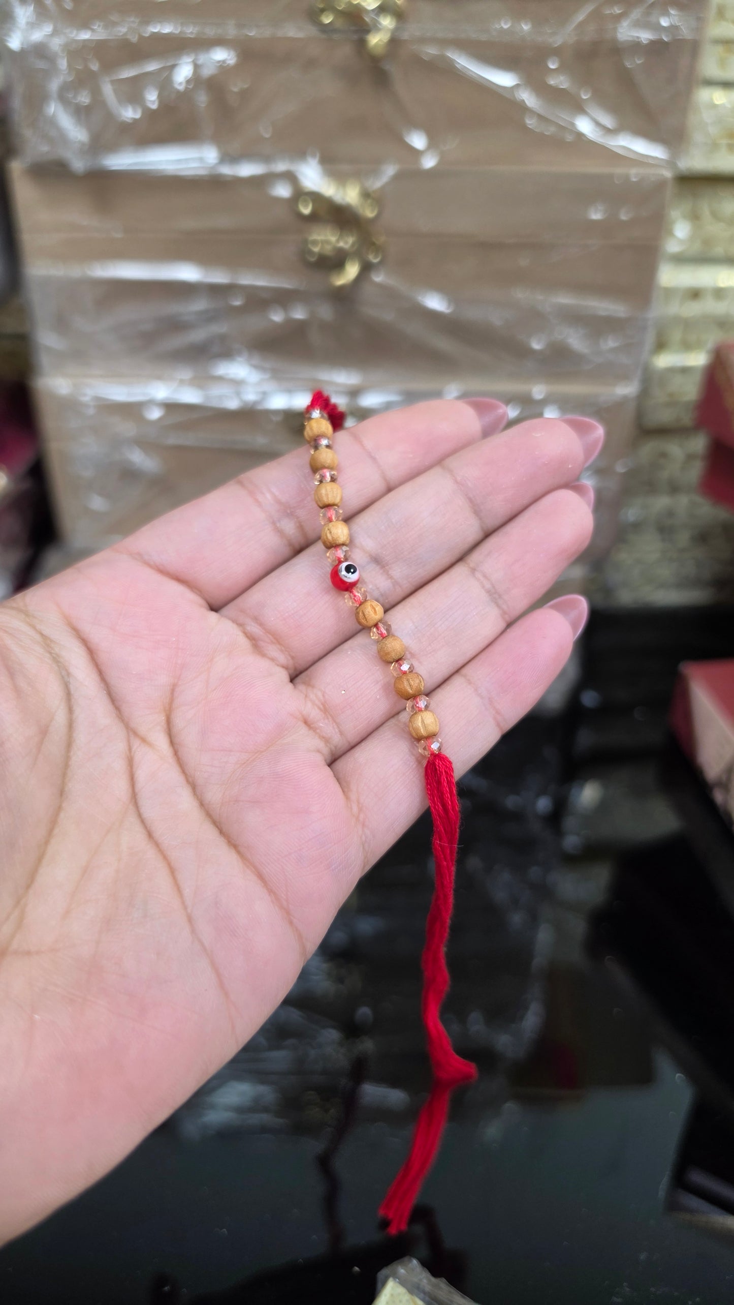 Evil eye rakhi (Red)