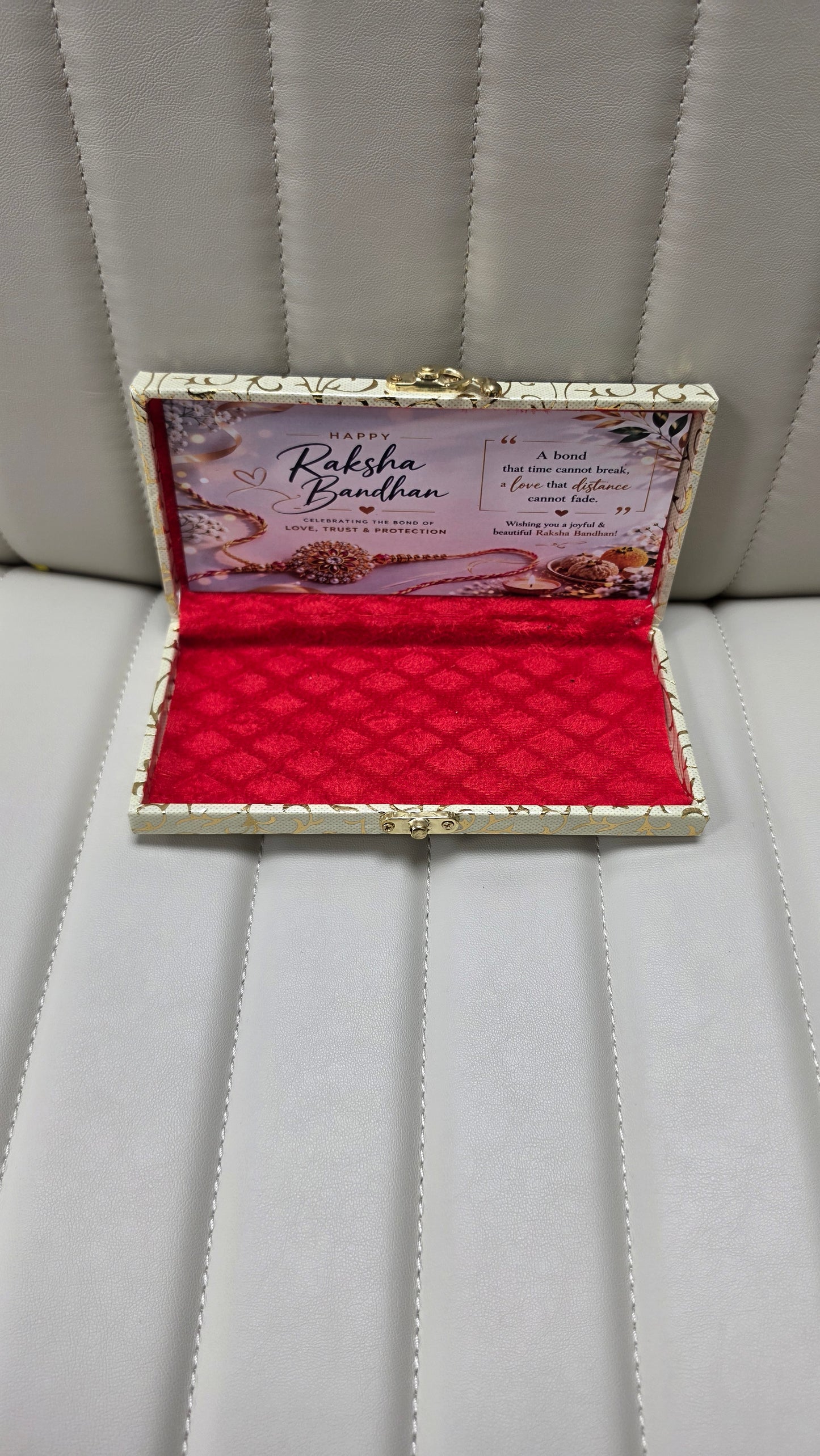 Sweet bro Rakhi Box (Empty) white