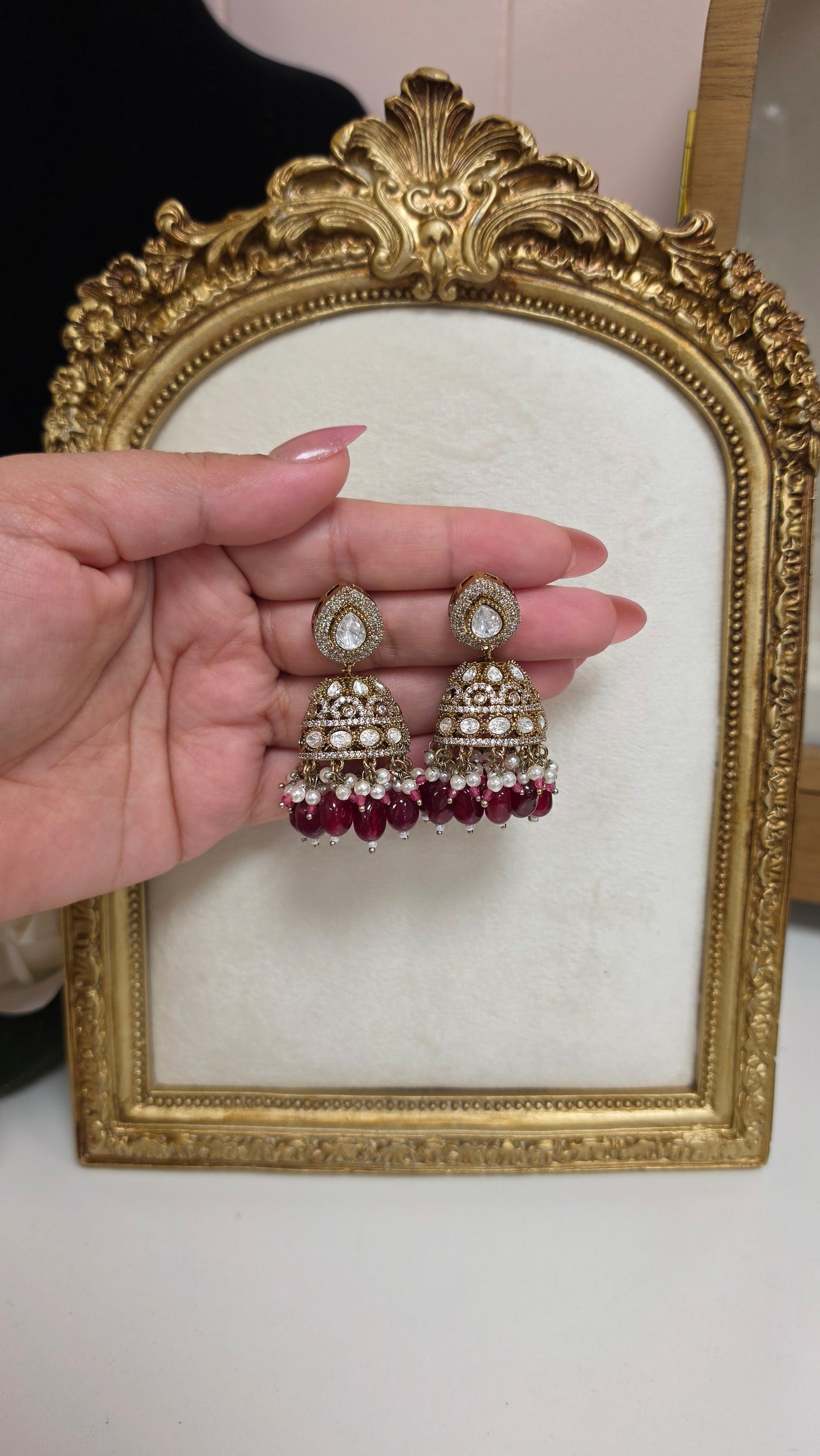 Nehal kundan jhumkas (Many Colors)