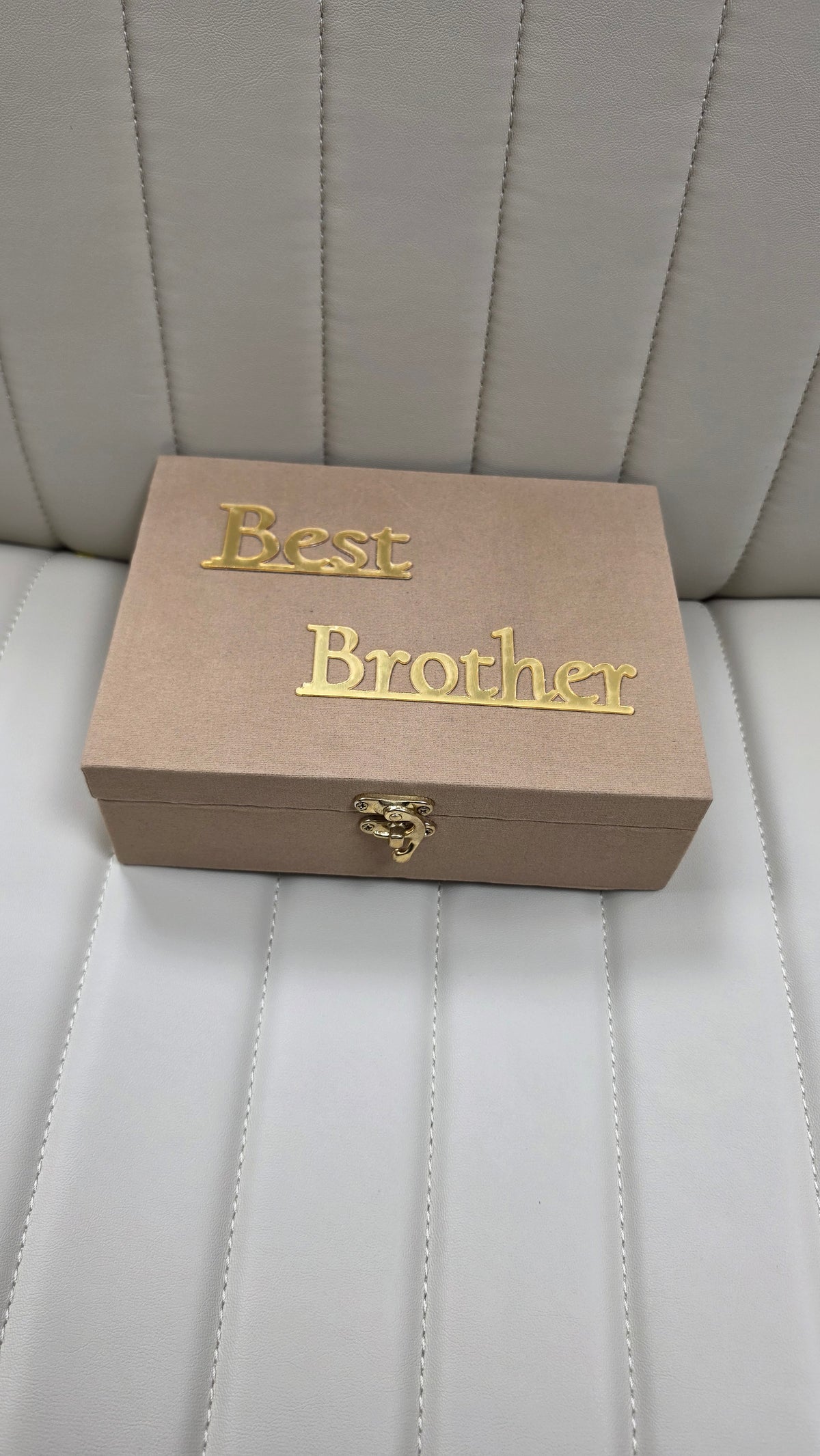 Best Brother design box(Empty) gold