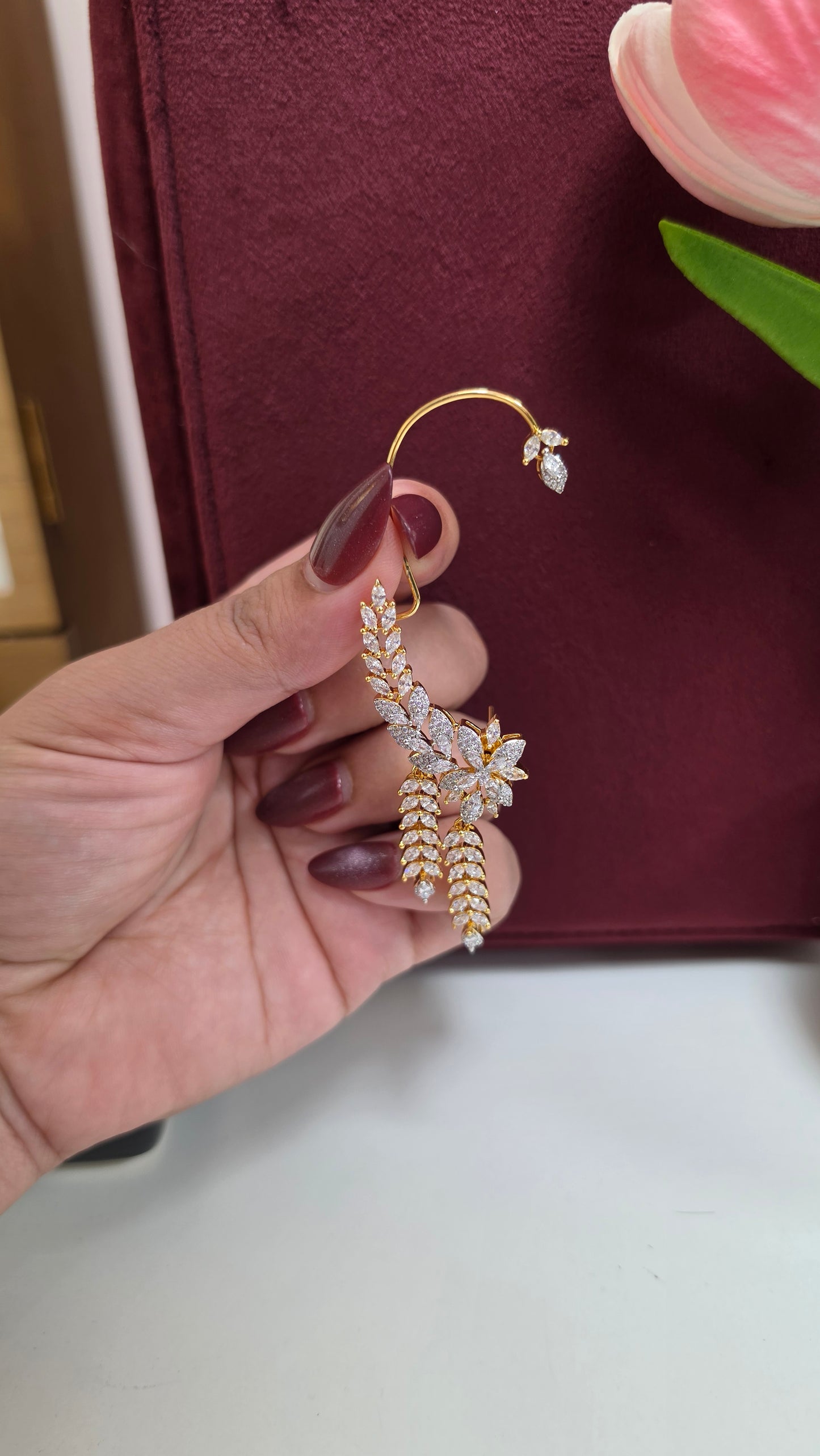 Myra cuff earrings
