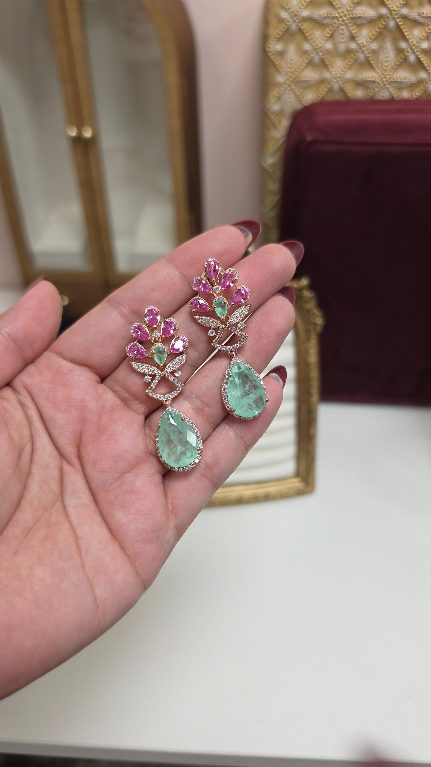 Omicca hazoorilal inspired Earrings