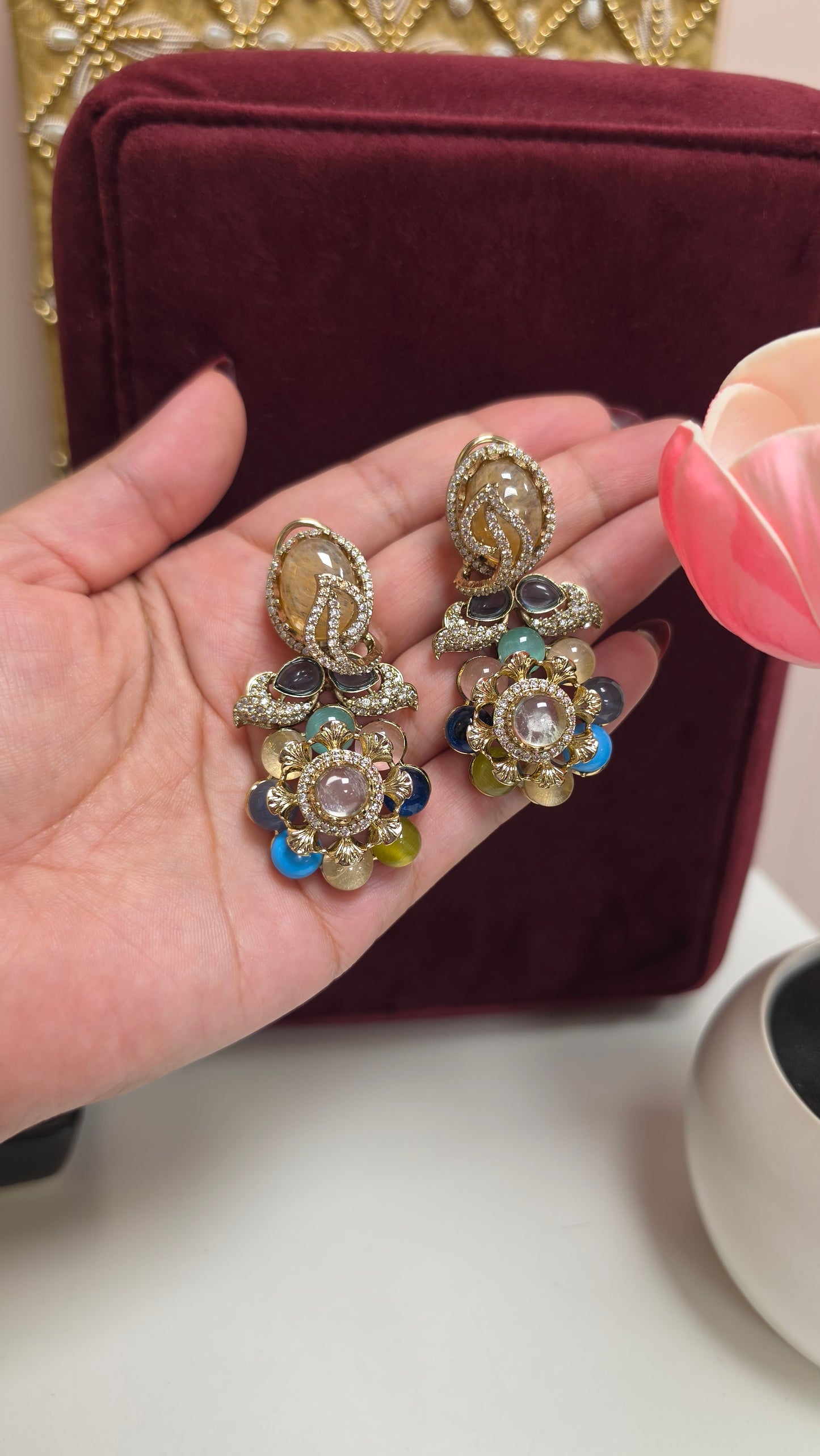 Hasika premium sabya inspired Earrings