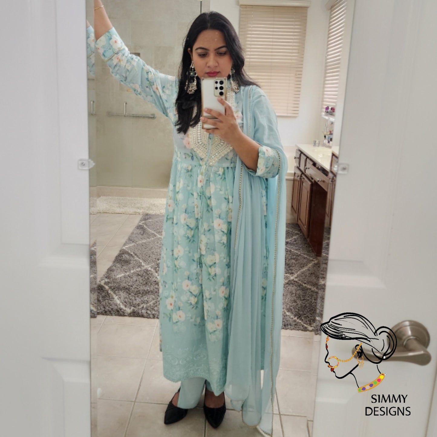 Nayra dupatta set