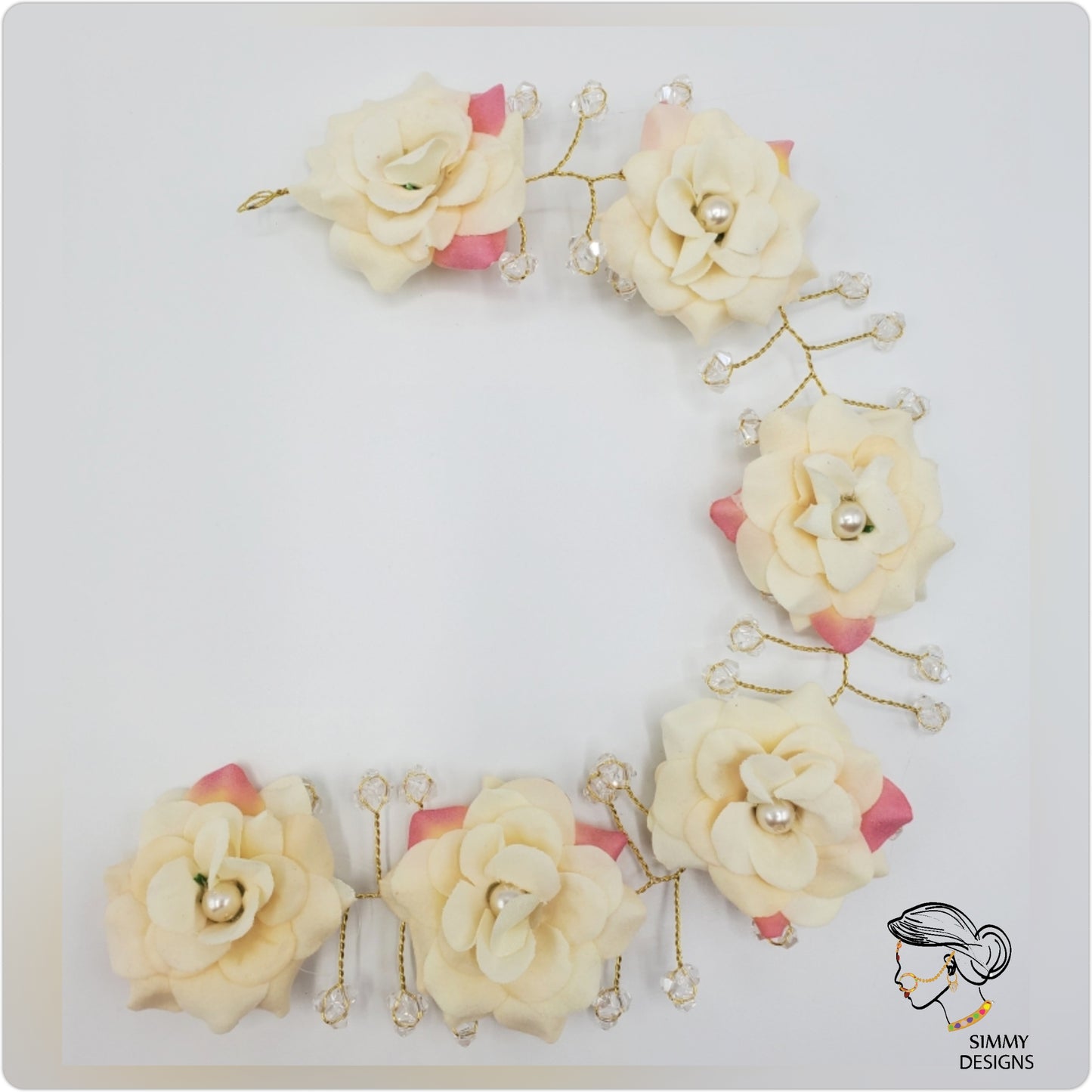 Flower line hair accessory