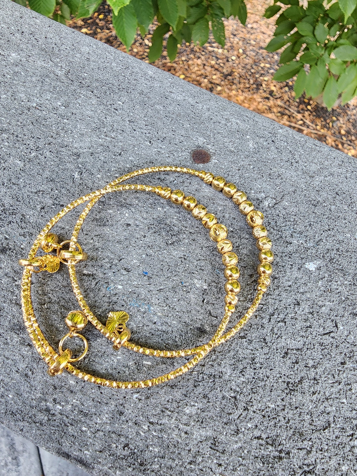 Gold plated Bangles ( pair)