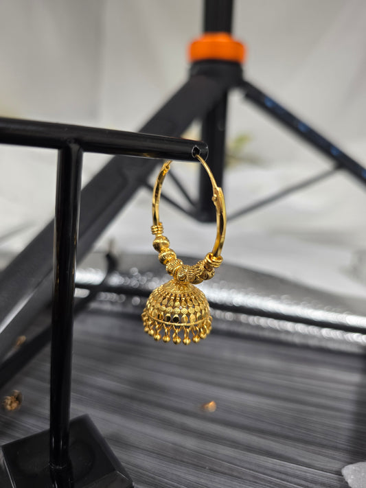 Lubna gold look alike earrings