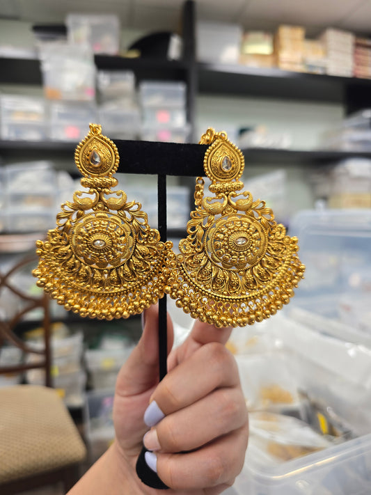 Rukhsana premium gold plated Earrings