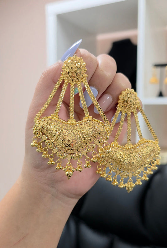 Heer Premium gold plated earrings