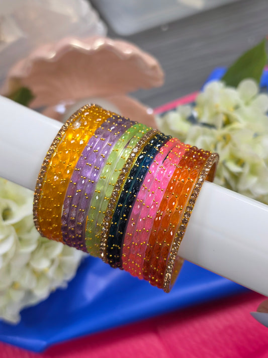 Zareen multidrop bangles set size 2.8