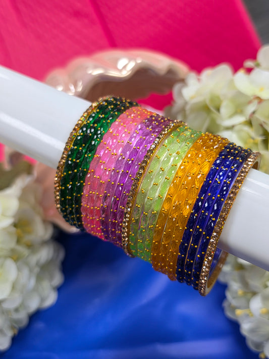 Wajiha multidrop bangles set size 2.6