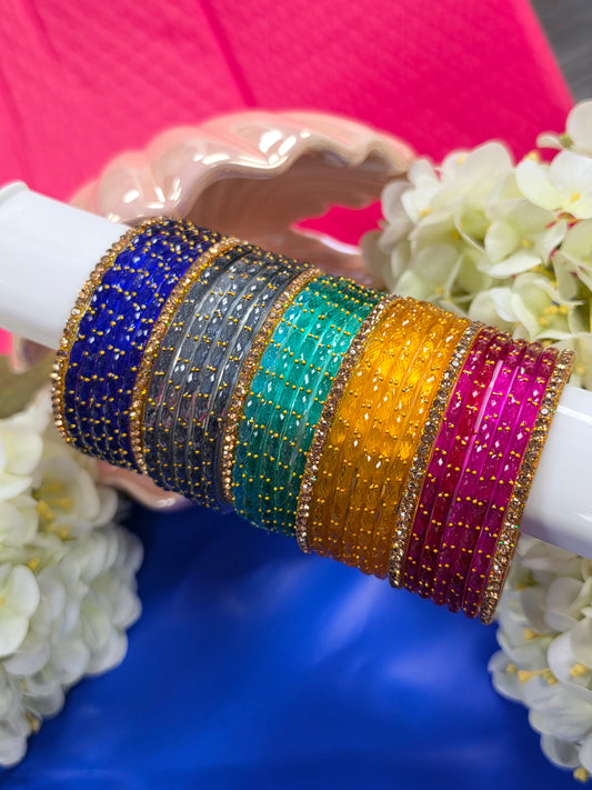 Nargis multidrop bangles set size 2.6