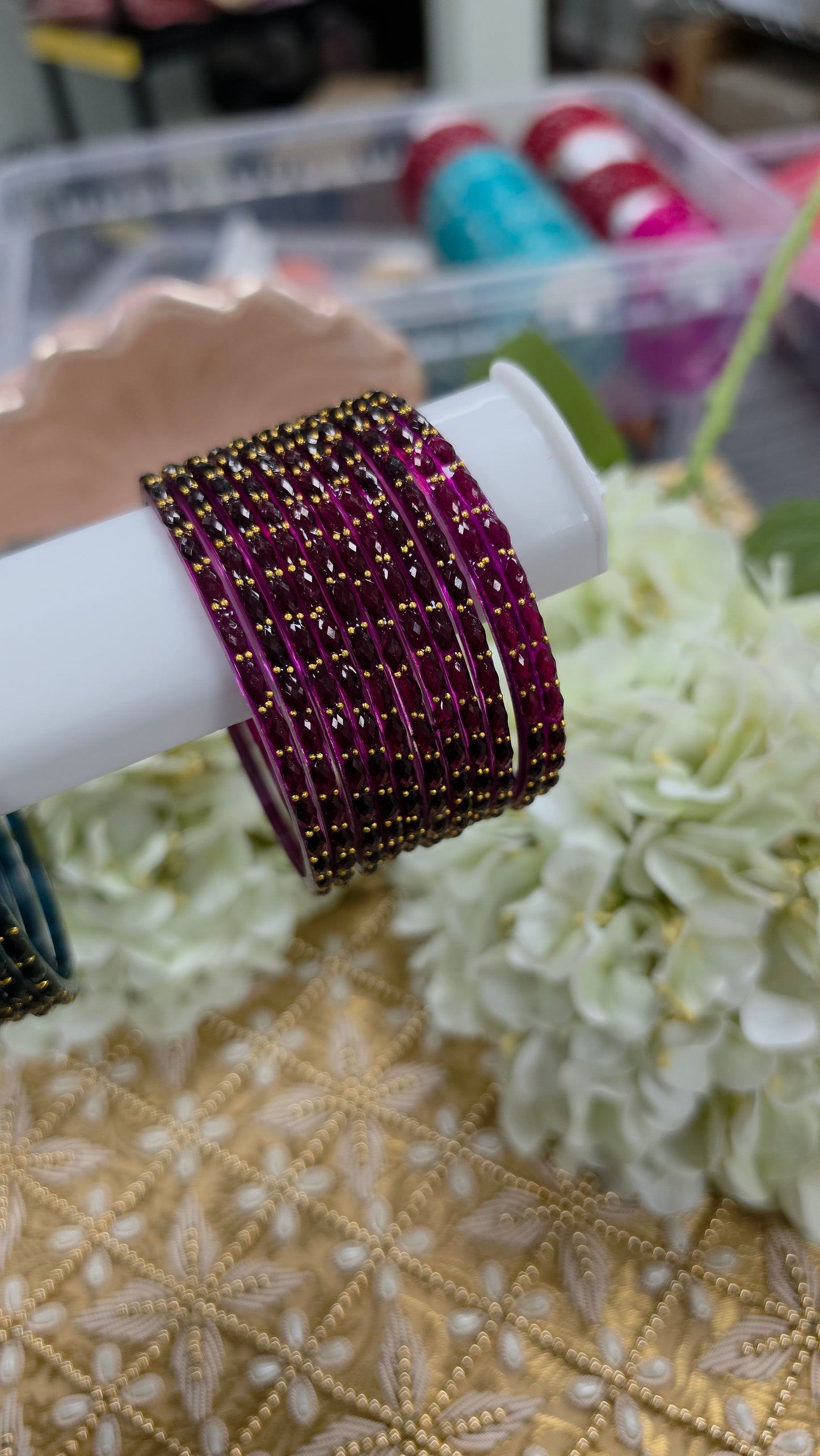 Siya waterdrop bangles size 2.8