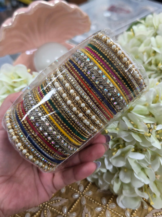 Tasmia multicolor bangles set