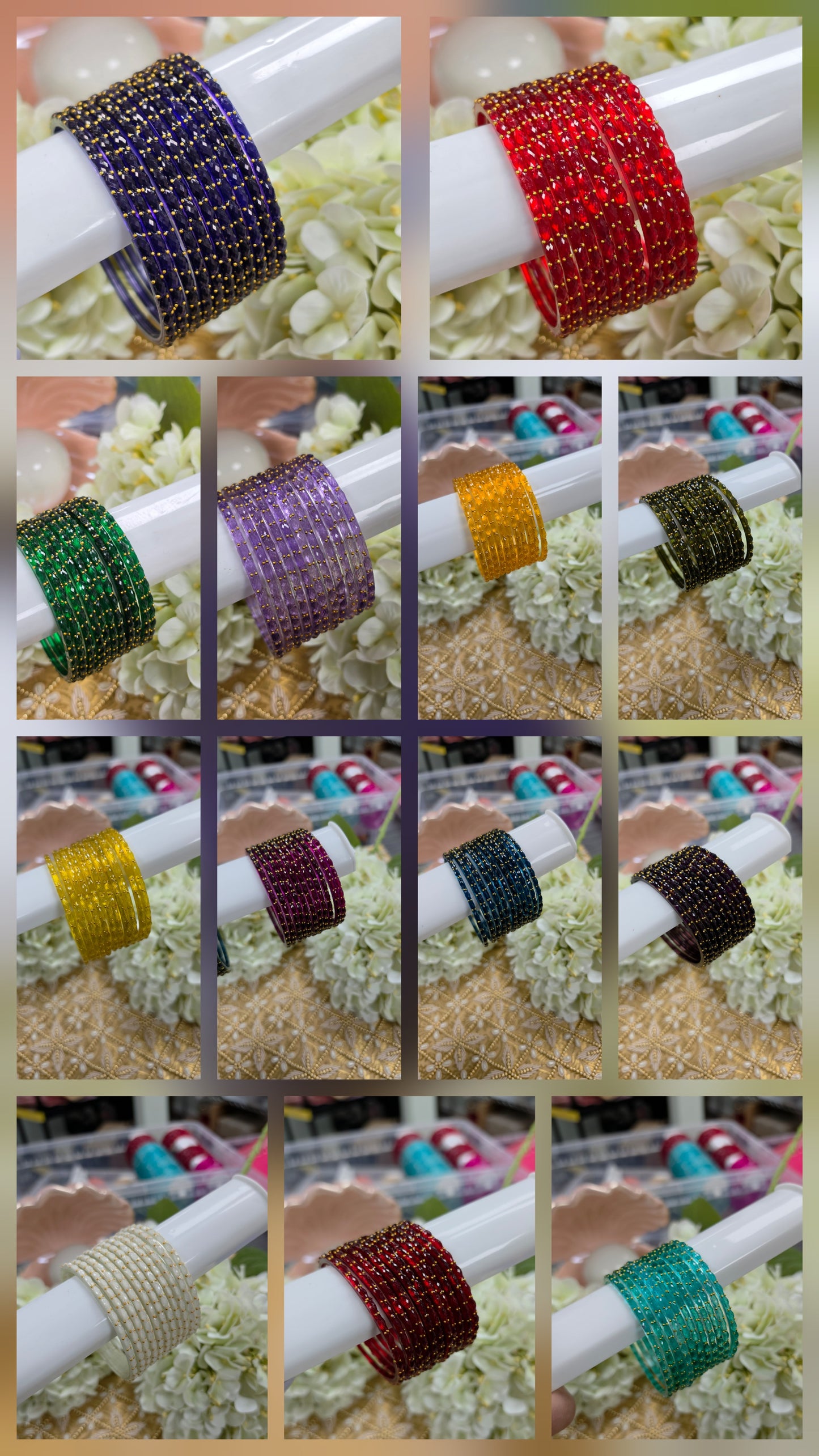 Siya waterdrop bangles size 2.8