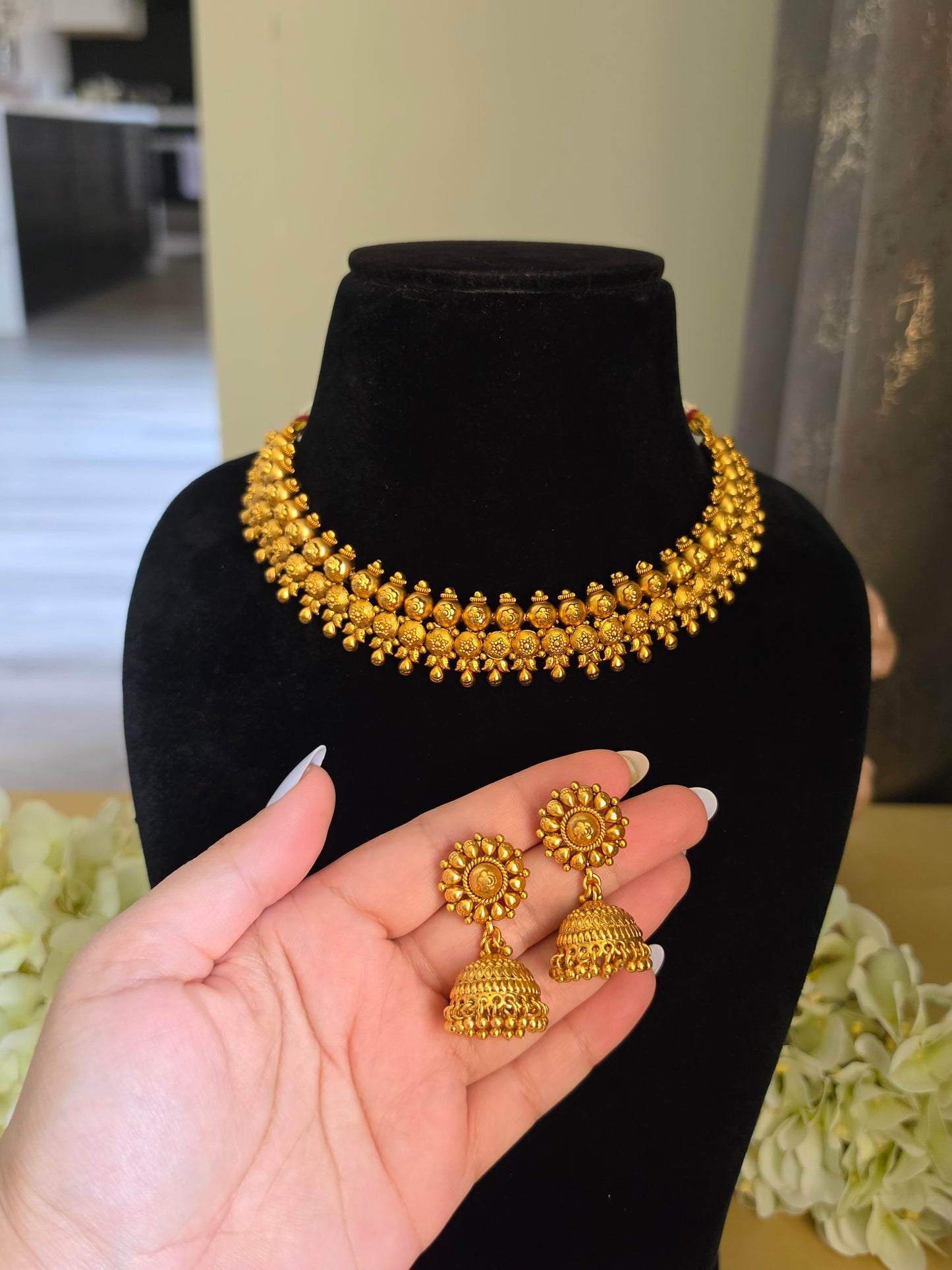 Kyra premium gold plated set