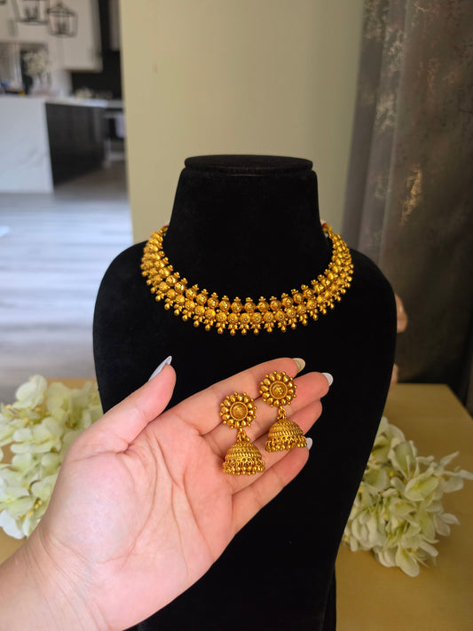 Kyra premium gold plated set