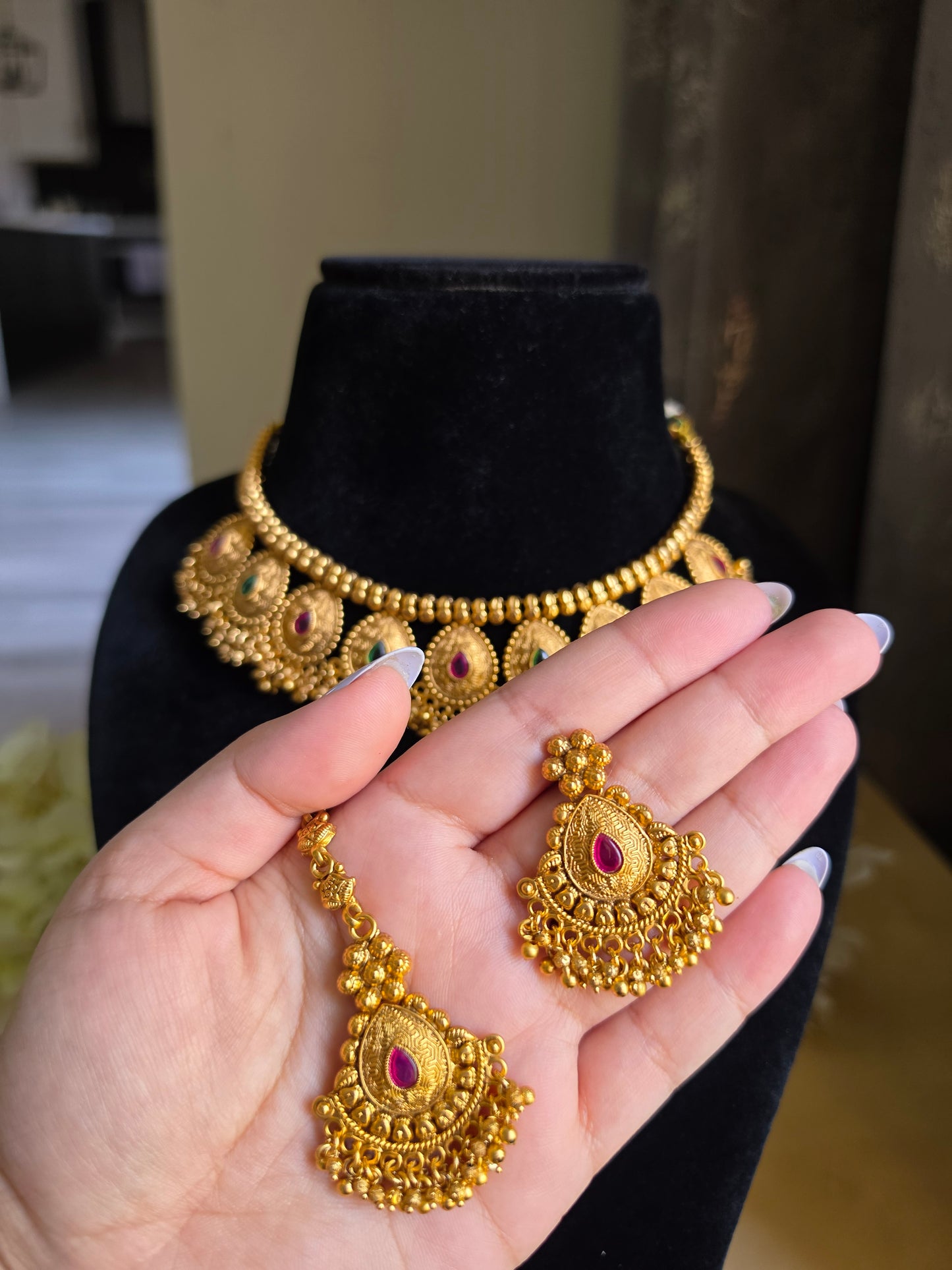 Eknoor premium gold plated set