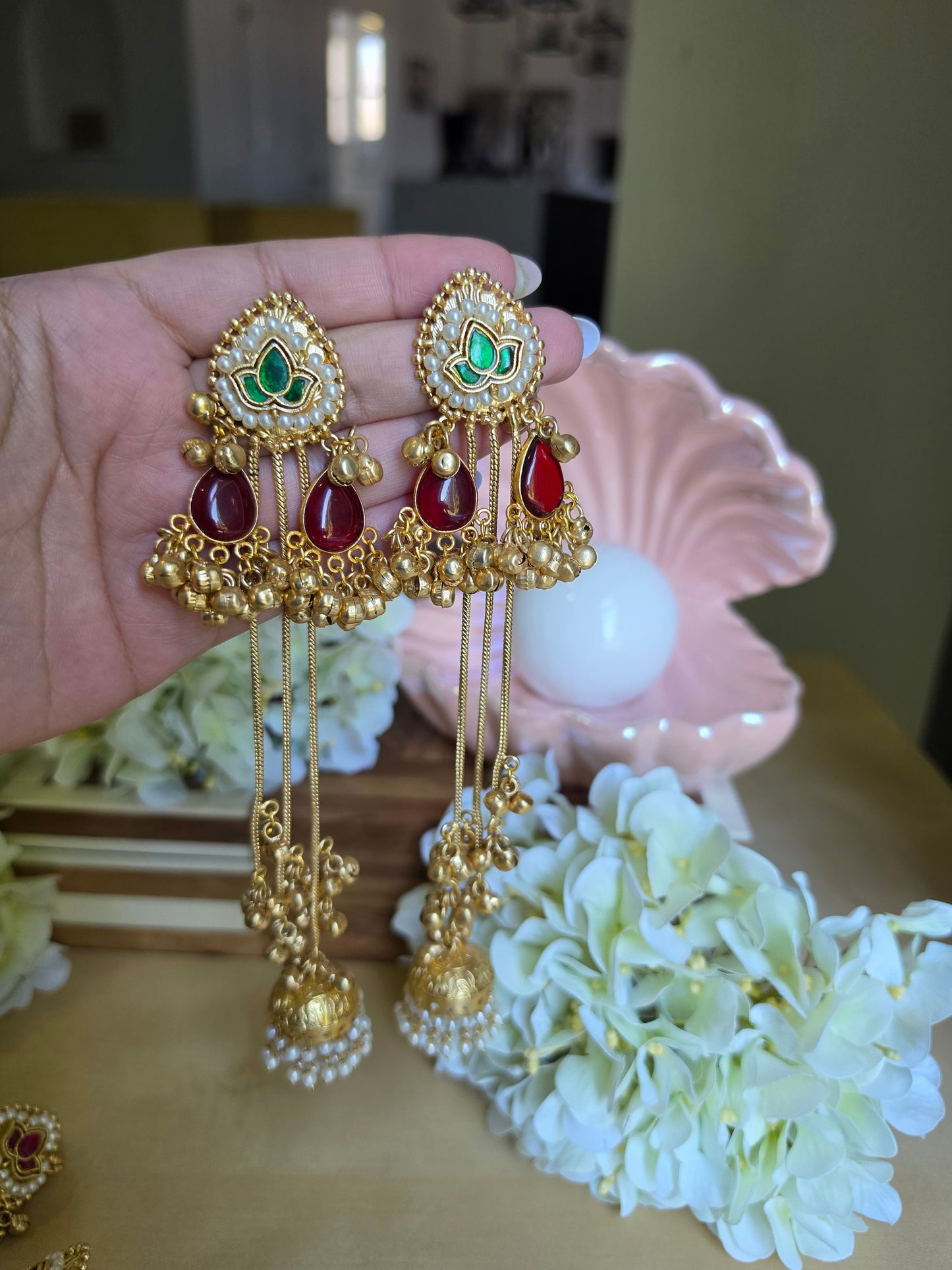 Sachi kashmiri kundan  Earrings