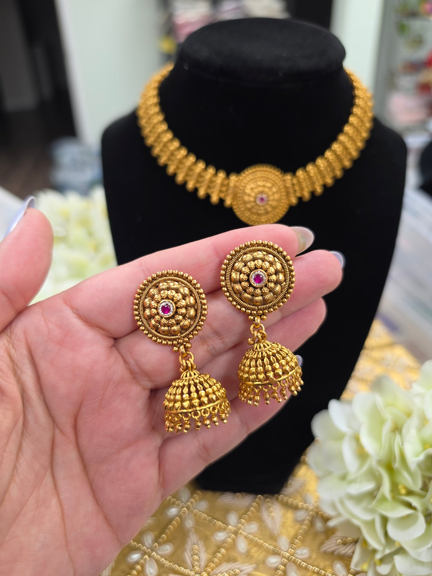 Jasika premium gold plated set