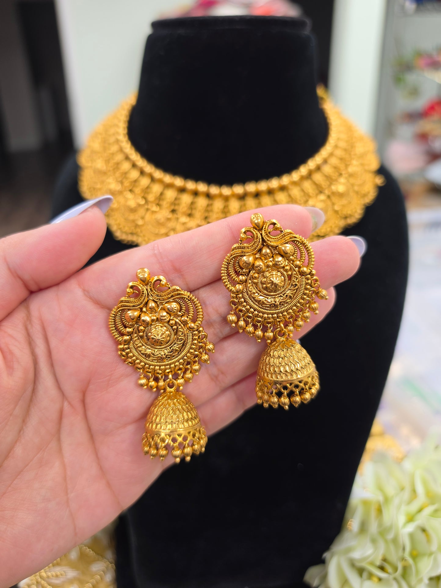Niha premium gold plated set