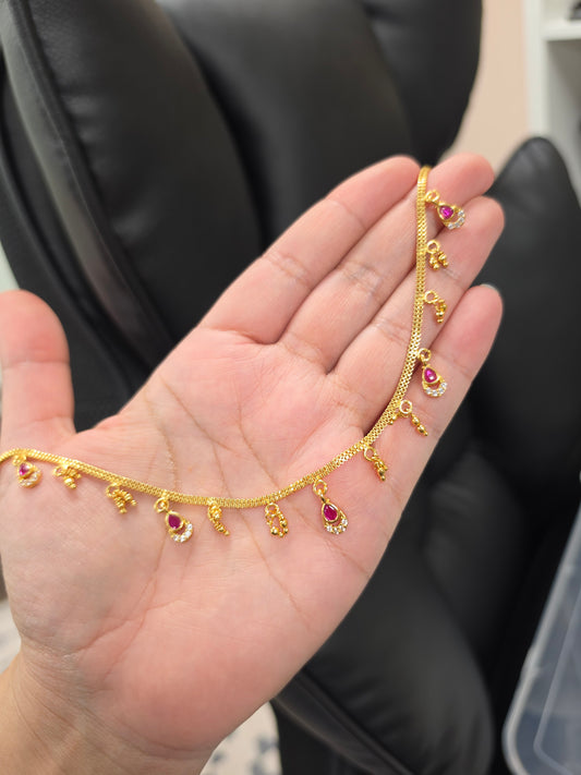 Vani gold plated chain necklace