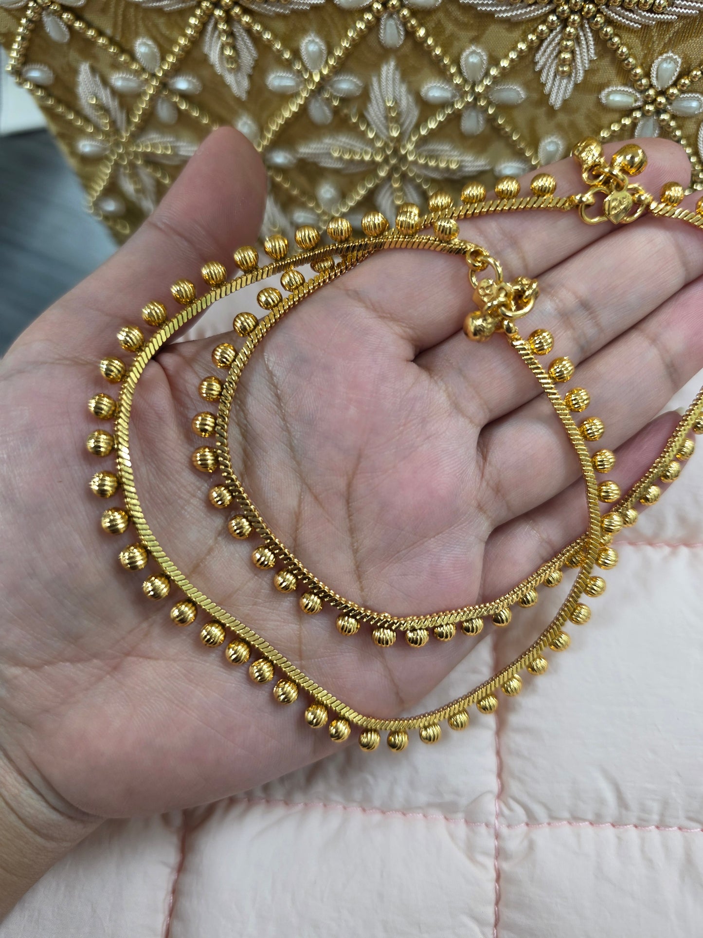 Vibha Goldplated Anklets