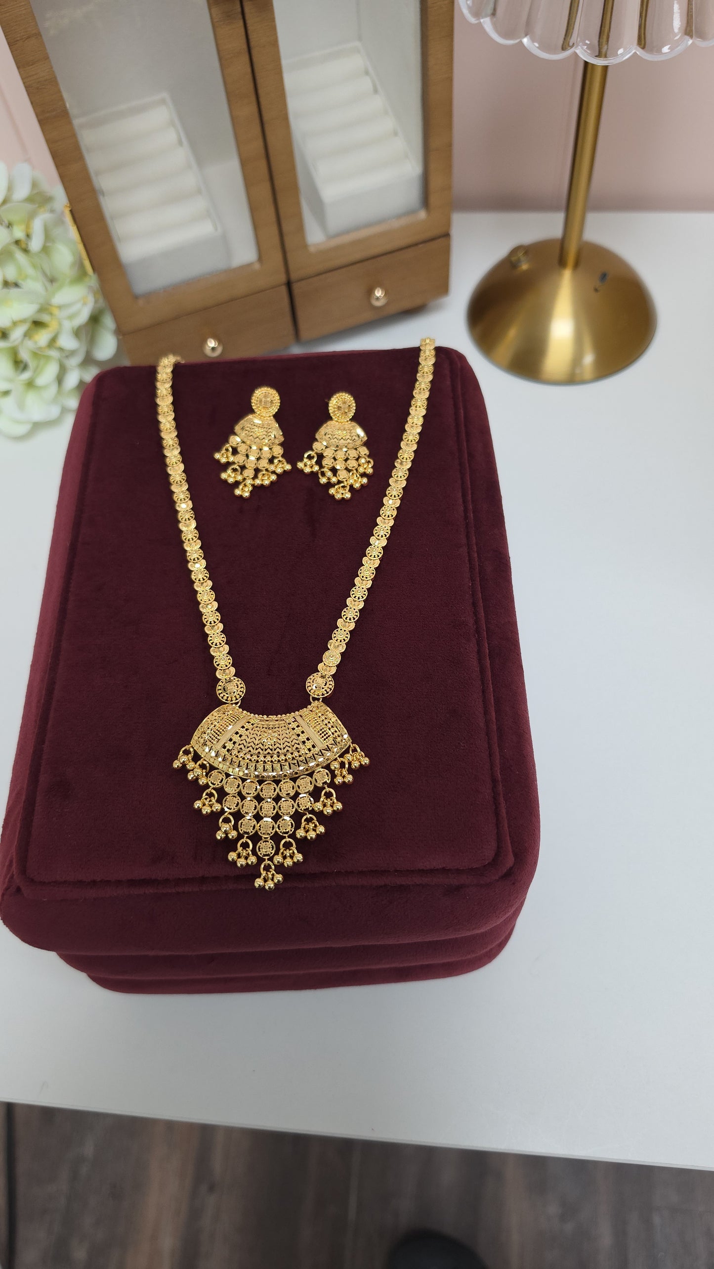 Mahi premium gold plated set