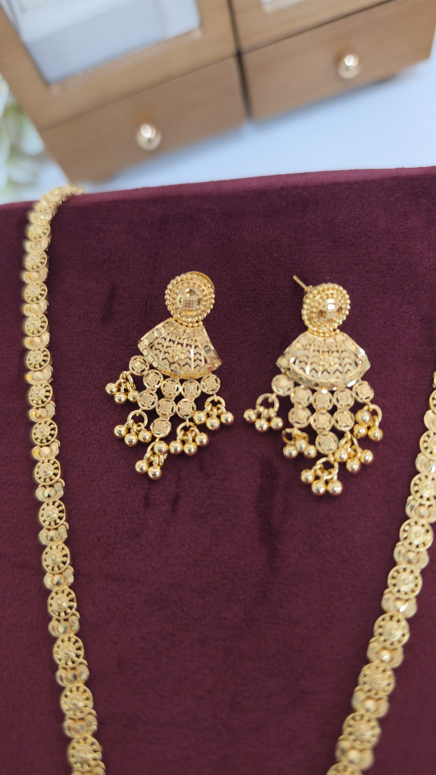 Mahi premium gold plated set