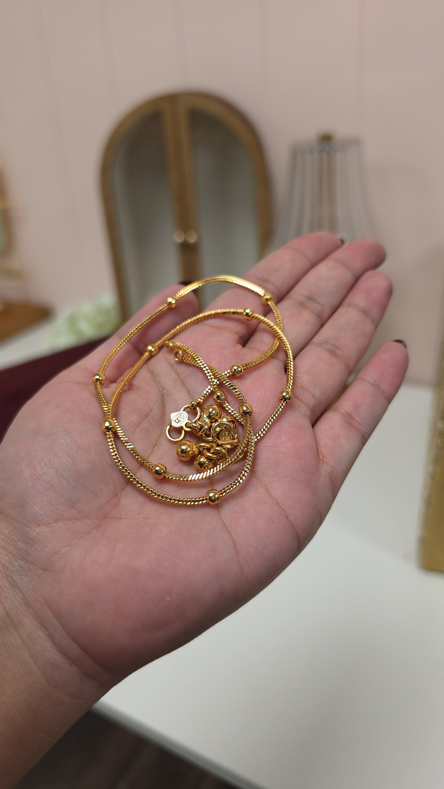 Sonika Goldplated Anklets