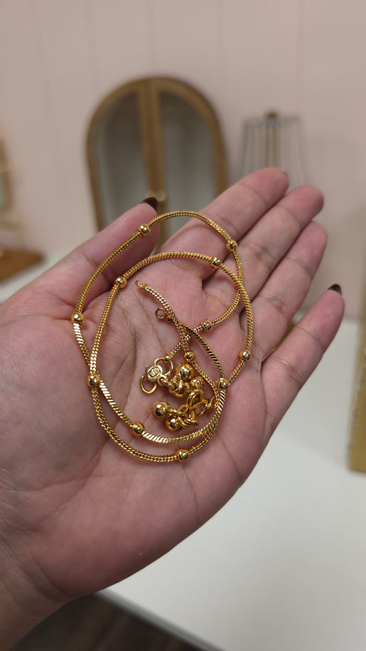 Sonika Goldplated Anklets
