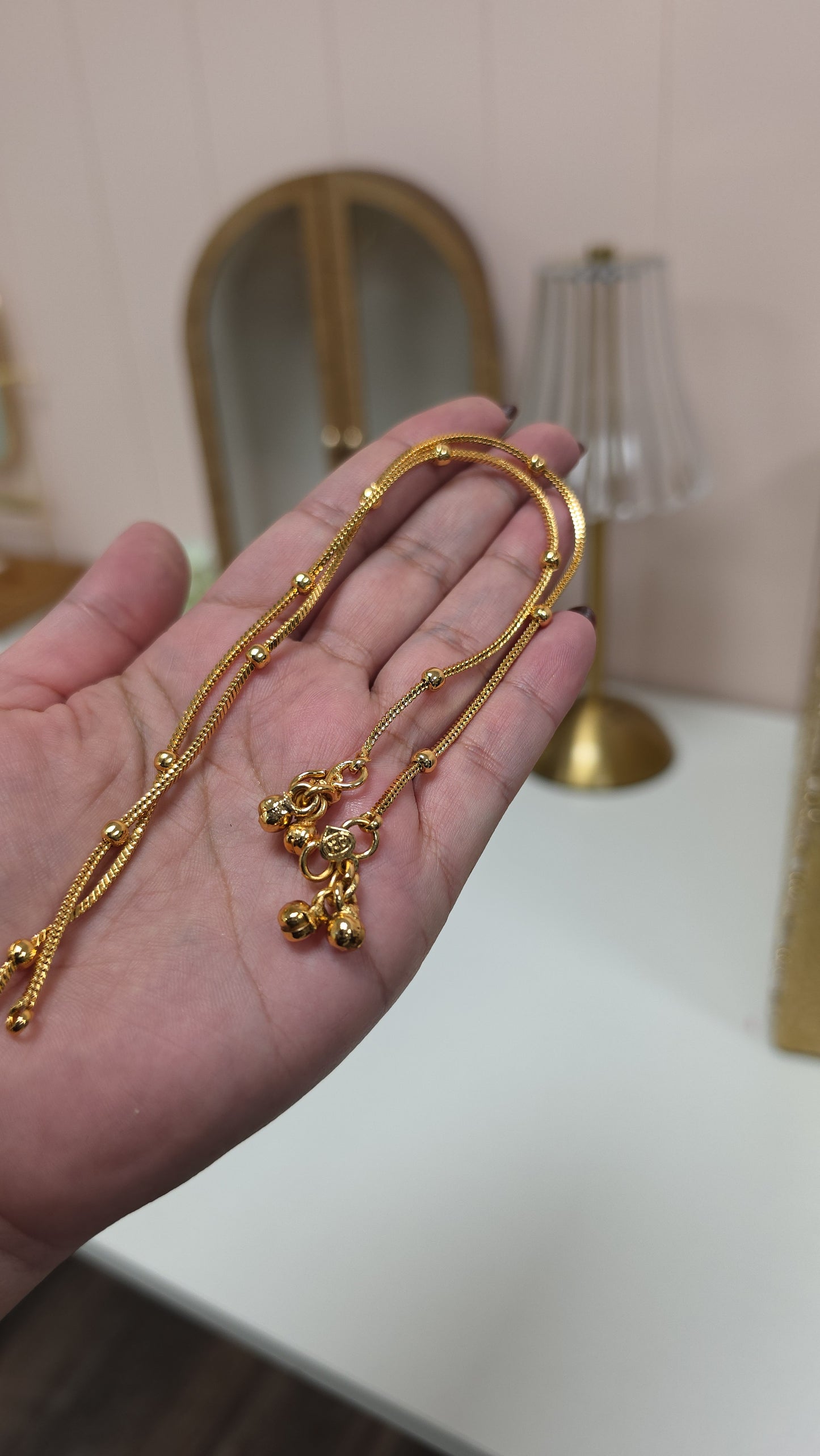 Sonika Goldplated Anklets