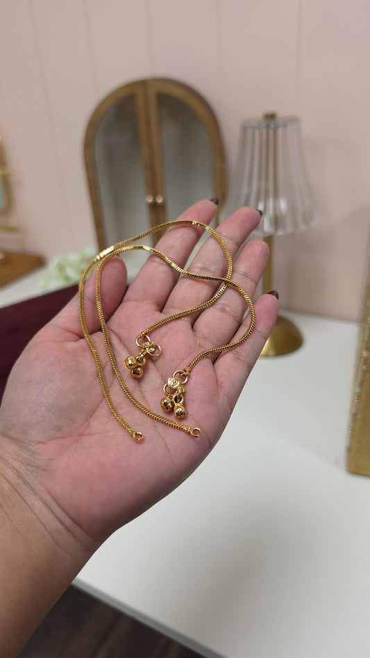 Urmila Goldplated Anklets