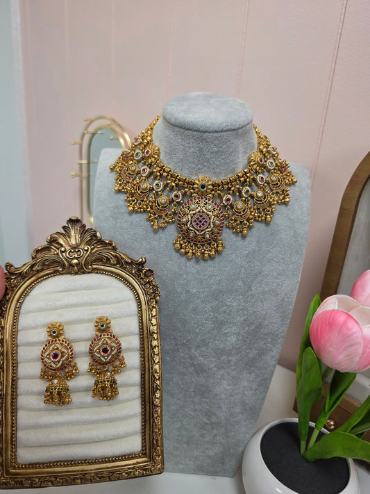 Kirat heritage gold plated set