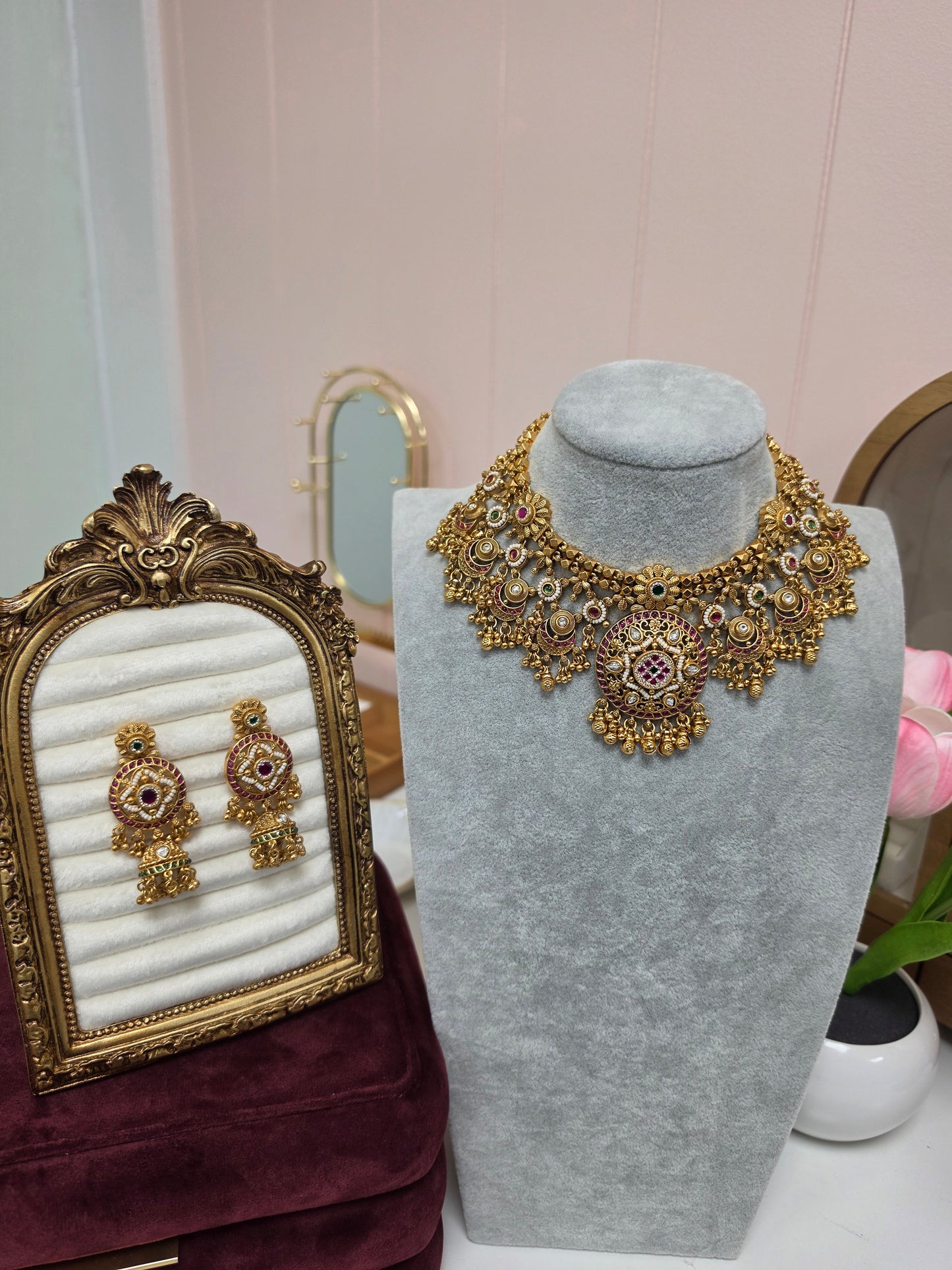 Kirat heritage gold plated set