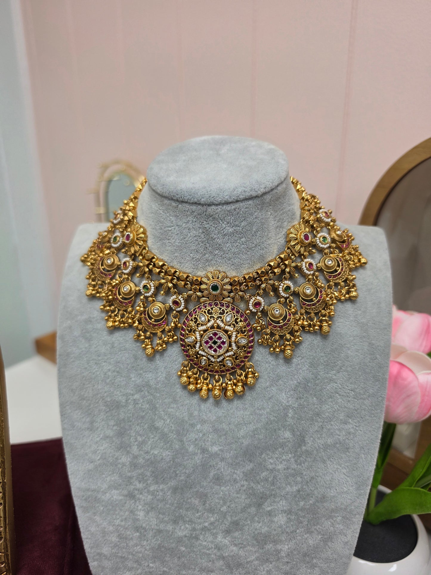 Kirat heritage gold plated set