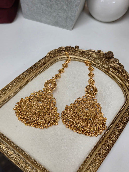 Rukhsana premium gold plated Earrings