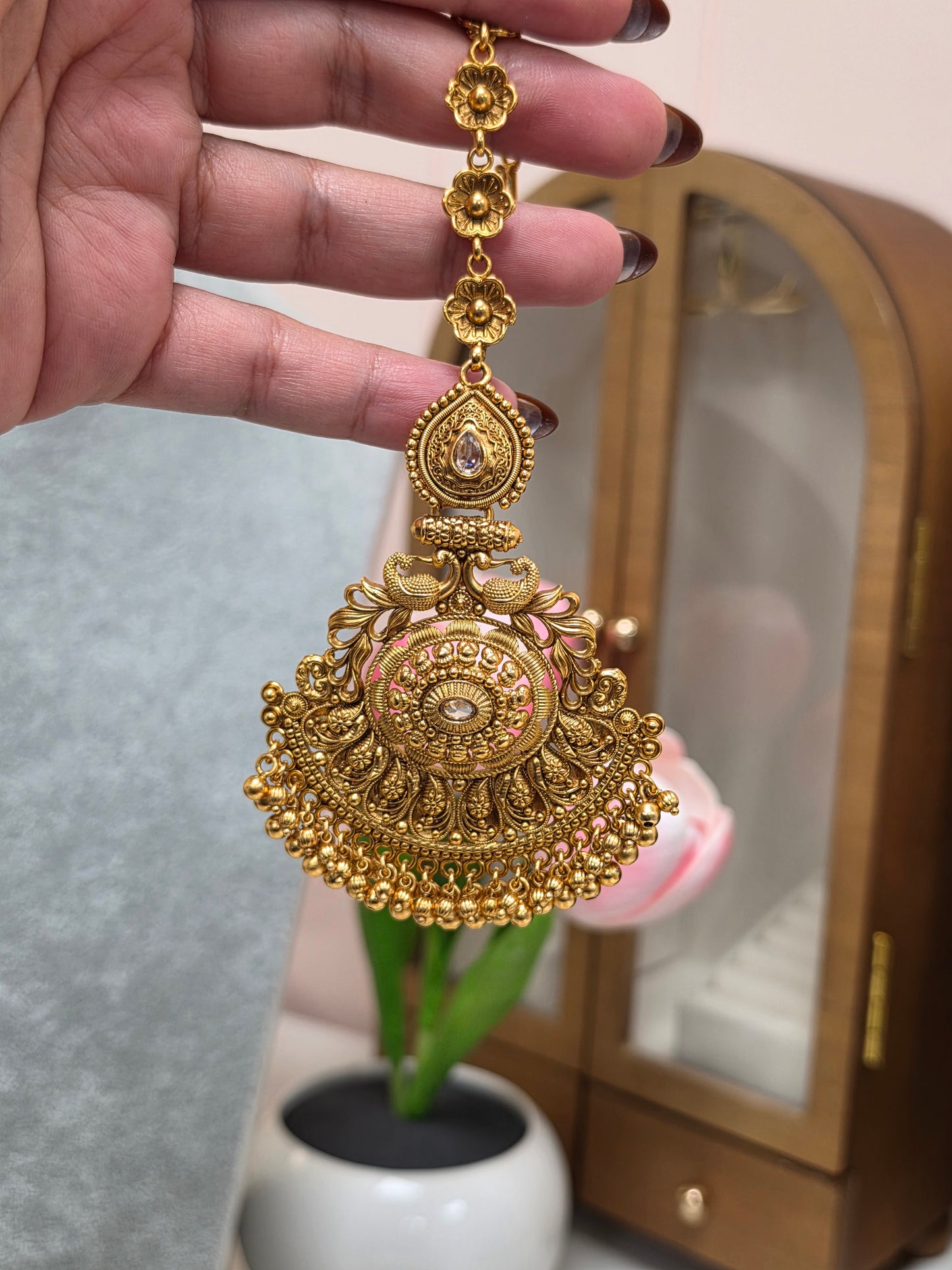 Rukhsana premium gold plated Earrings