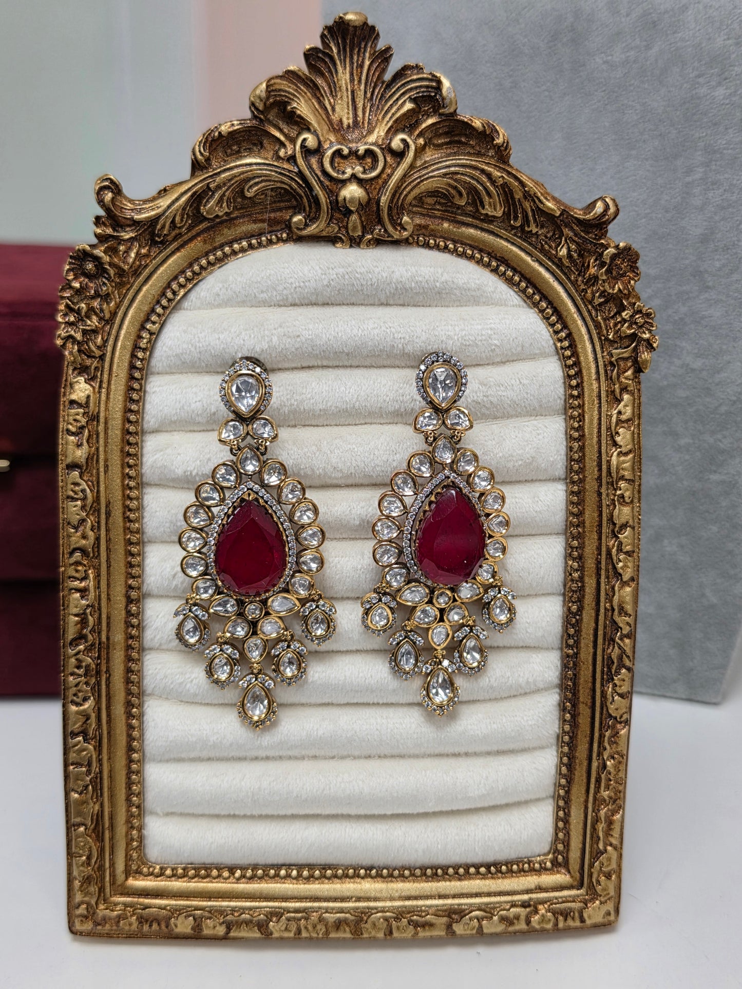 Yukti premium kundan earrings