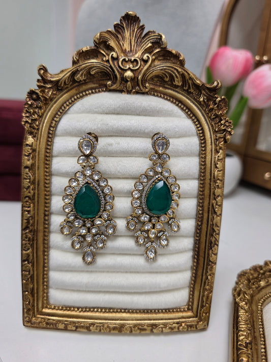 Yukti premium kundan earrings