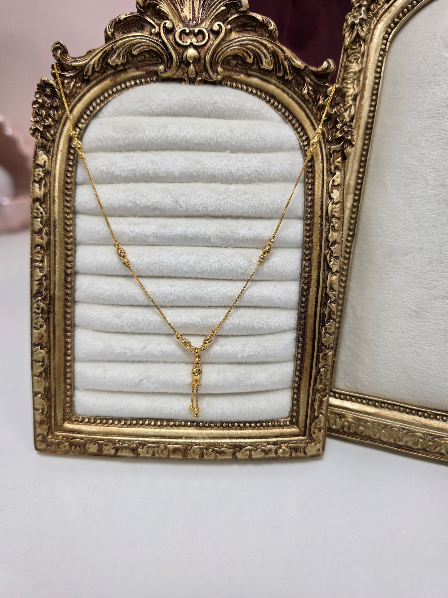 Sarika gold plated chain Set