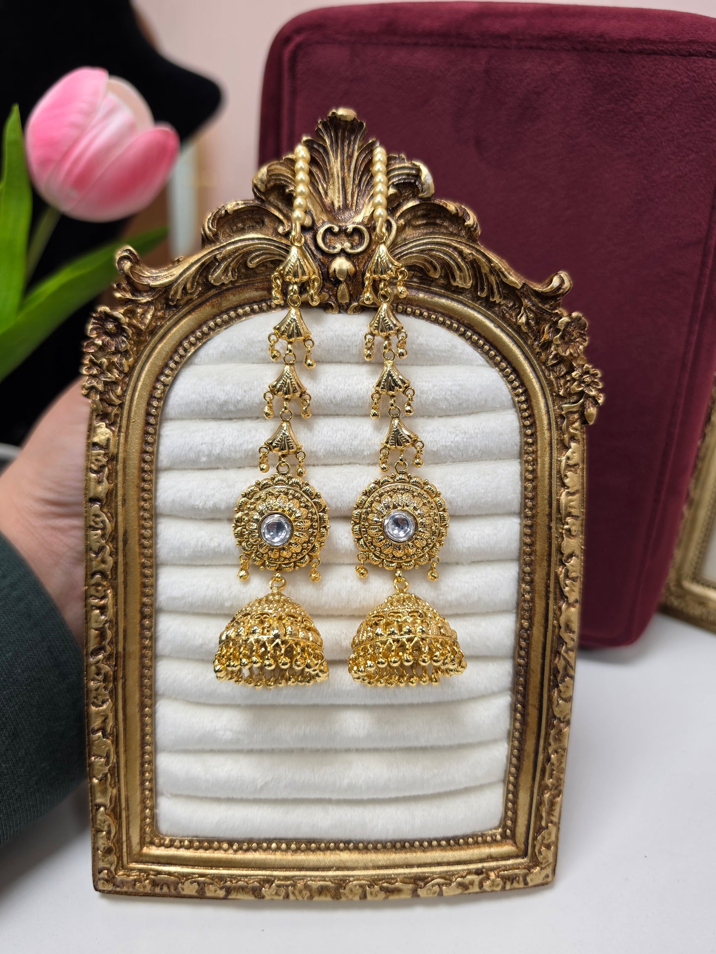 Chitleen premium gold plated Earrings