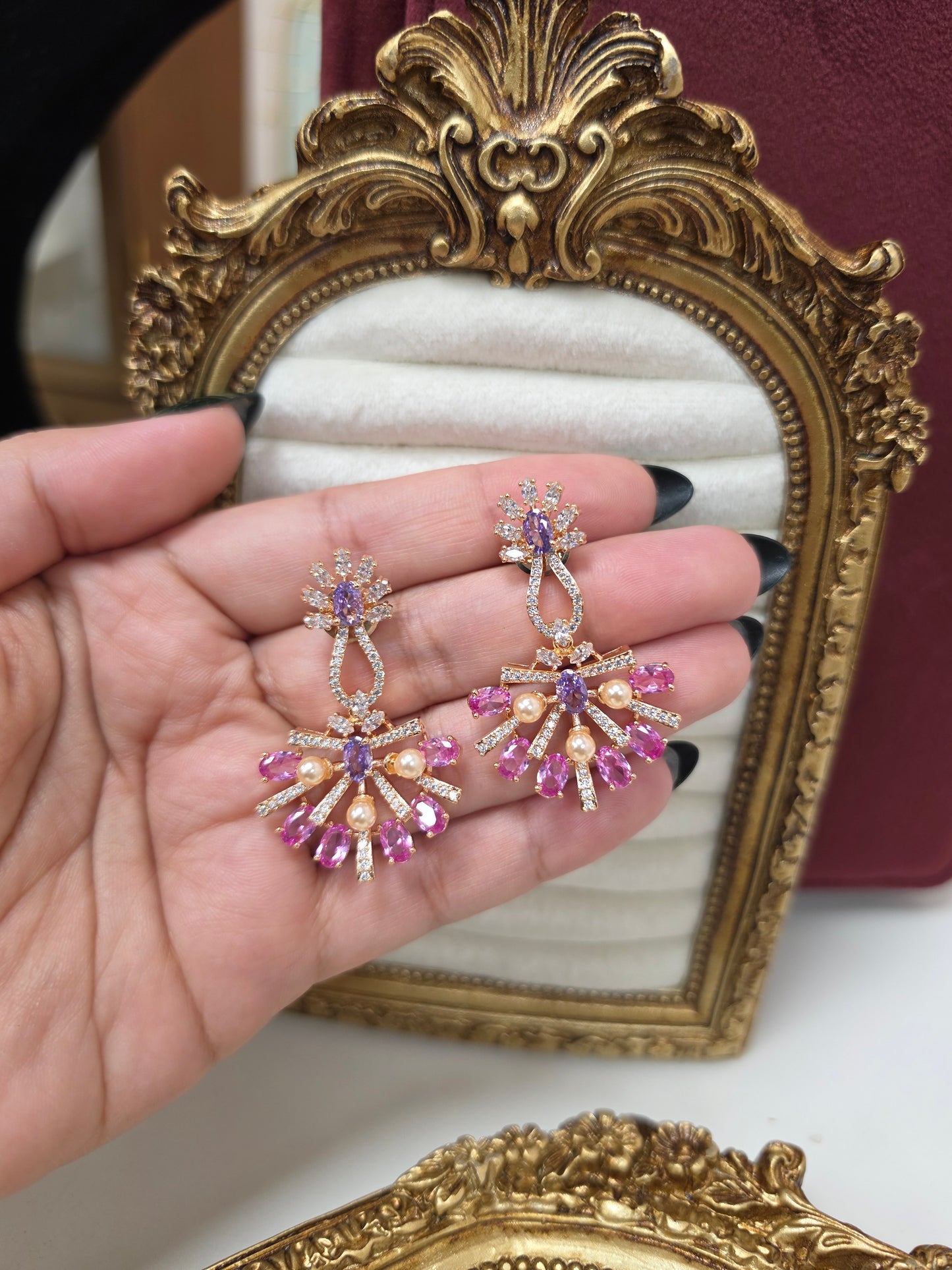 Tashi hazorilal inspired Earrings