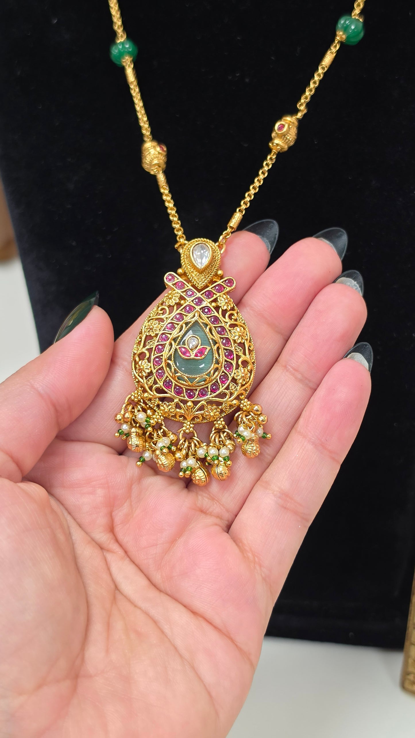 Ziya heritage gold plated set